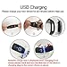 Fitness Tracker Aneken Activity Tracker with Heart Rate Monitor IP67 Bluetooth Smart Bracelet with Sleep Monitor Smart Watch for Android iOS Smartphone, Black