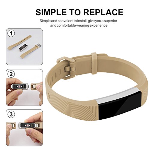 image for iGK Replacement Bands Compatible for Fitbit Alta and Fitbit Alta HR, N