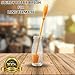 Blue Ridge Kitchenware | Bottle Cleaner & Baby Bottle Brush | Non Toxic High Grade Silicone | BPA Free, FDA Approved | Strong Lightweight Design | Long Sturdy Handle | Multi Functional | One Pack