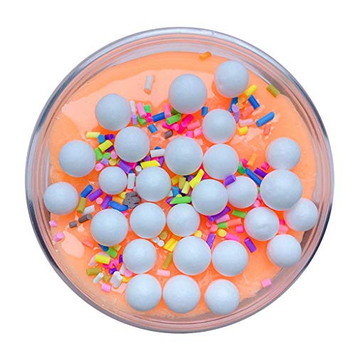 Naiflowers 5Pcs Cloud Slime Toy Mud Fluffy Bead Ice Cream Clay Educational Toys DIY Stress Relief Funny Mochi Squishy Toy for Children Kid Toddler Girl (Multicolor)