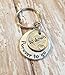 20 Down Forever To Go with Two Wedding Year Dimes Key Chain 20th Anniversary Gift for Him or Her
