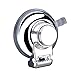 BRIESLY Stainless Steel Waterproof Suction Cup Hooks Holder,Bathroom Shower Kitchen Organizer for Towel, Bathrobe,Chrome