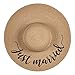 The Chic Soul Beach Floppy Hat for Bridal Shower Gift Bachelorette Party (Just Married)