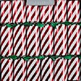 Robin Reed Christmas Holiday 8 pcs Party Crackers - Candy Cane 156