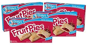 Amazon.com: Drake's Cherry Fruit Pies, 32 Individually Wrapped Pies ...