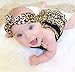 Newborn Toddler Infant Baby Girl Romper Jumpsuit+Headband Clothes Sunsuit Outfit (0-6 Months, Leopard)