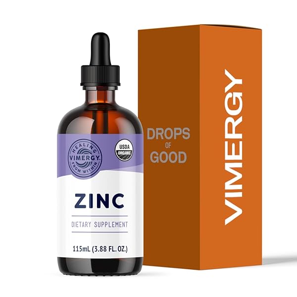 VIMERGY USDA ORGANIC ZINC SUPPLEMENTS FOR WOMEN &...