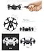 TOZO® MJX X901 Hexa Copter 2.4GHz 6 Axis RC Remote Control Mini Hexacopter UFO Drone quadcopter with 3D Roll Helicopter (Without Camera - Black)