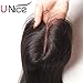 Unice Hair Peruvian Straight Hair Lace Closure Middle Part Unprocessed Virgin Human Hair 4x4 Swiss Lace Closure 1 Piece (12inch)