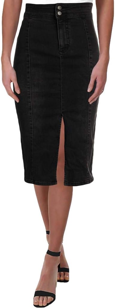 free people maddie denim skirt