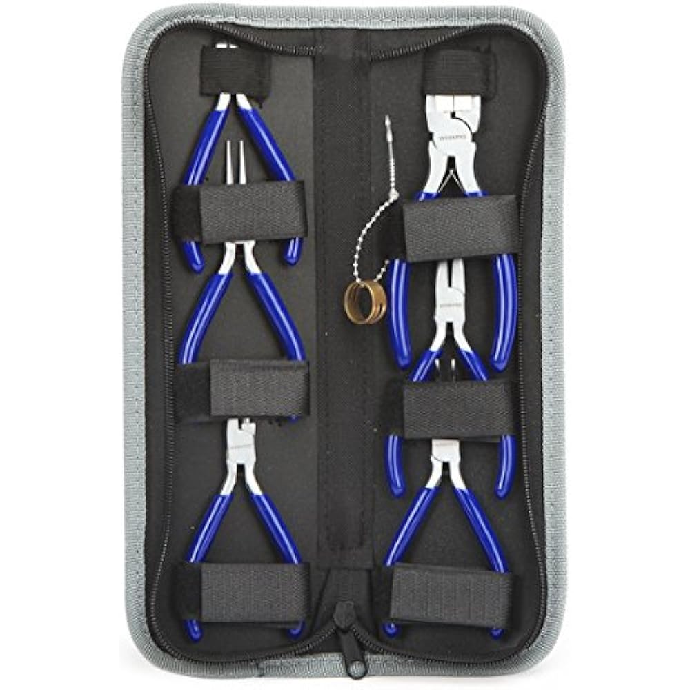 7Piece Jewelers Pliers Set Jewelry Tools Kit With Easy Carrying Pouch