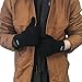 Mens 3m Black Thinsulate Thermal Lined Winter Gloves (Large/Extra Large)