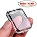 Opretty Apple Watch Case 42 mm, Ultra Slim Watch TPU Screen Protector All-Around Protective 0.3mm Hd Clear Ultra-Thin Cover for 42mm Apple Watch Series 1
