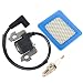 HIFROM New Ignition Coil with Air Filter Spark Plug for Honda GC135 GC160 GCV135 GCV160 GCV190 Replace 0500-ZL8-004 primary