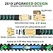 2019 Upgraded 150 ft Expandable Garden Hose,150 Feet Leakproof Lightweight Garden Water Hose with Solid Brass Fittings,Extra Strength 3750D Durable Gardening Flexible Hose,Expanding Garden Hoses