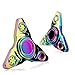 Kekilo Magic Rainbow Fidget Spinner Hand Toy, 4-6 Mins Hand Spinner EDC Fidget Toy, Titanium Alloy Stress Reducer High Speed Finger Tri-Spinner Relief Toys for Focus, Killing Time, Best for Birthday