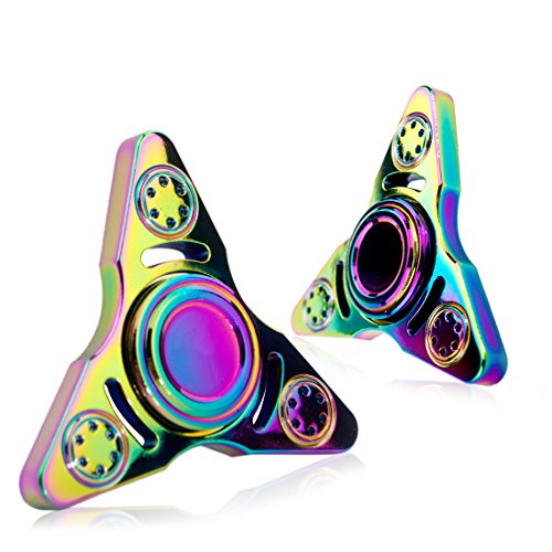 image for Kekilo Magic Rainbow Fidget Spinner Hand Toy, 4-6 Mins Hand Spinner ED