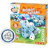 Thames & Kosmos Kids First: Robot Safari - Introduction to Motorized Machines Science Experiment Kit for Ages 5 to 7, Build 8 Robotic Animals Including A Unicorn, Llama, Narwhal & More