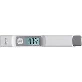 Taylor Kinetic Powered Digital Luggage Scale, 110 lb Capacity, No Batteries Required, Lightweight Travel Scale with Durable Nylon Strap and Clip, Portable Suitcase Weight Checker for Travelers, White
