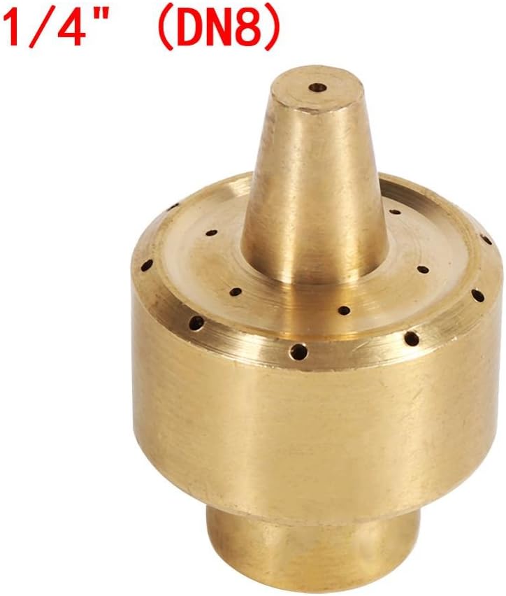 Brass Column Style Fountain Nozzle Garden Sprinklers Pond Fountain Water Nozzle Sprinkler Spray Head Gold Fireworks Water DN8