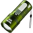 WARSUN LED Flashlight Zoomable, Rechargeable Flashlight High Lumens, 2000 LM, 6000 MAh, Handy Work Light, Bright Flashlight, Compact Flashlight, Survival Gear, for Outdoors and Emergency Use