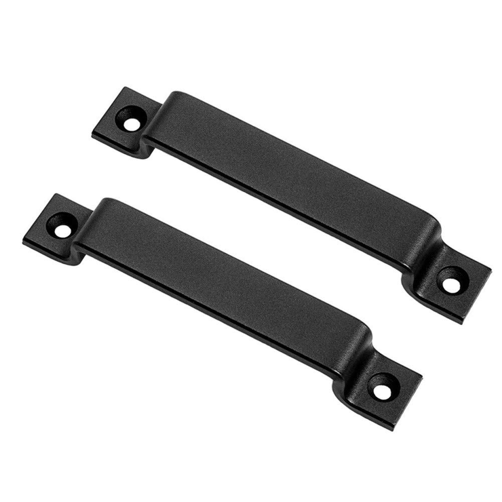 CVERY Barn Door Handle, Stainless Steel Sliding Garages Gates Pull Handle, Smooth Heavy Duty Sliding Door Handle for Sheds, 19cm (2pcs)