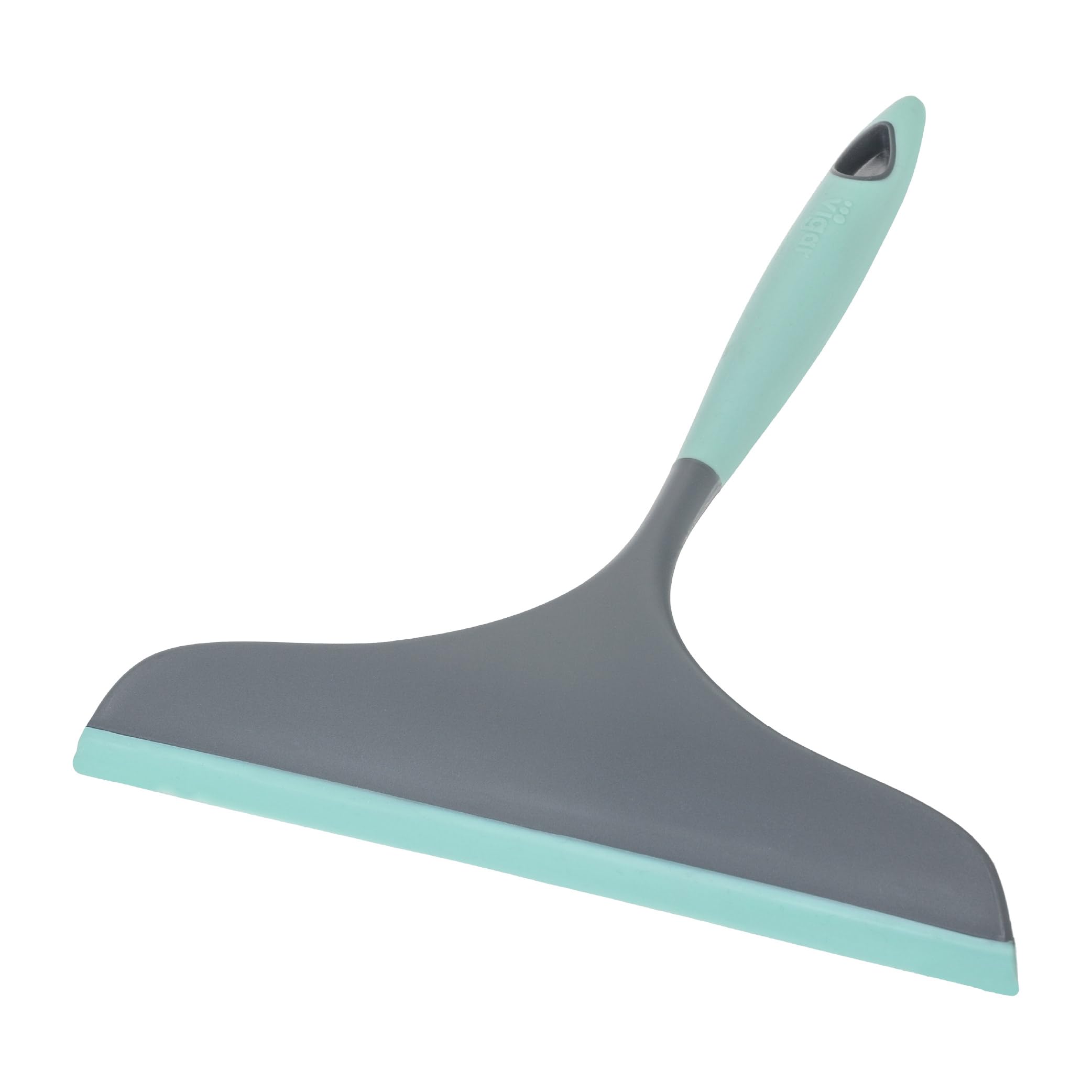 VIGAR Hergo Shower Squeegee for Hanging Shower Grey and Turquoise 23.5 x 3.5 x 23 cm