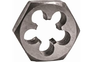 Century Drill & Tool, 98216, 3/4-16 NF, Hex Die, Precision Cut External Threads, High Carbon Alloy Steel