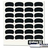 Cohas Chalkboard Eye Black Stickers for Youth and