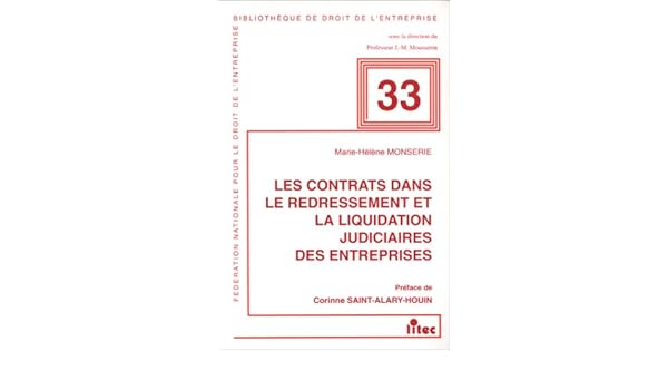 Les Contrats Dans Le Redressement Et La Liquidation