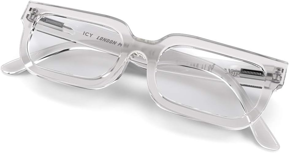 LONDON MOLE® Icy reading glasses, Gloss Transparent, +1.5 Magnification (Pack of 1) - Image 4