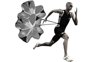 Kaxich Running Umbrella, 56 inch Speed Training Resistance Parachute with Adjustable Strap Improve Speed & Strength for Sprin
