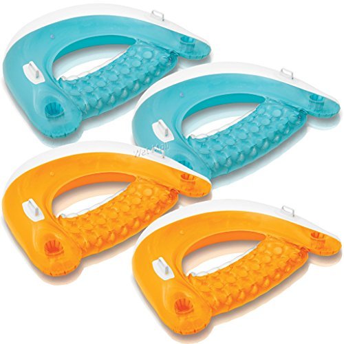 Intex Pool Float Sit N' 60 In. X 39 In. Asstd Colors