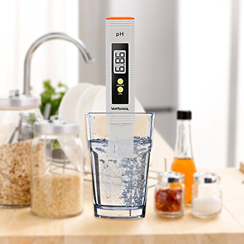 Digital PH Meter, VANTAKOOL Pocket Size pH Meter Digital Water Quality Tester for Household Drinking Water, Hydroponics, Aquariums, Swimming Pools, PH Tester with ATC 0-14 pH Measurement Range(Orange) - Thumbnail 6