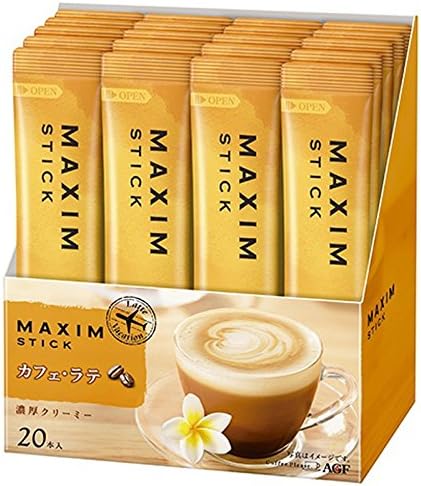 AGF Maxim stick latte 20 bottles