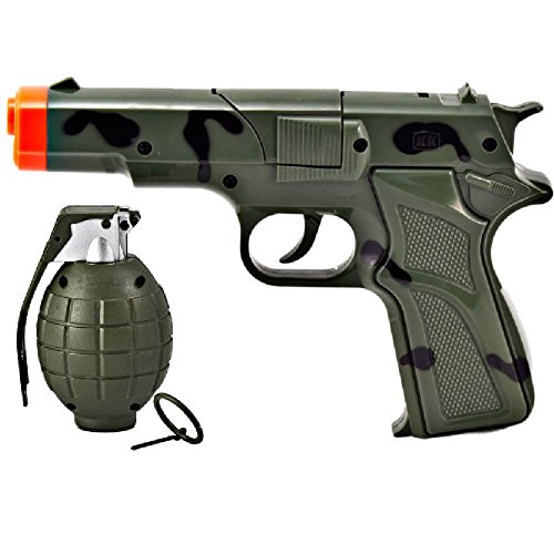 Toy Cap Gun Camo Cap Pistol and Electronic Grenade Set Buy Online in