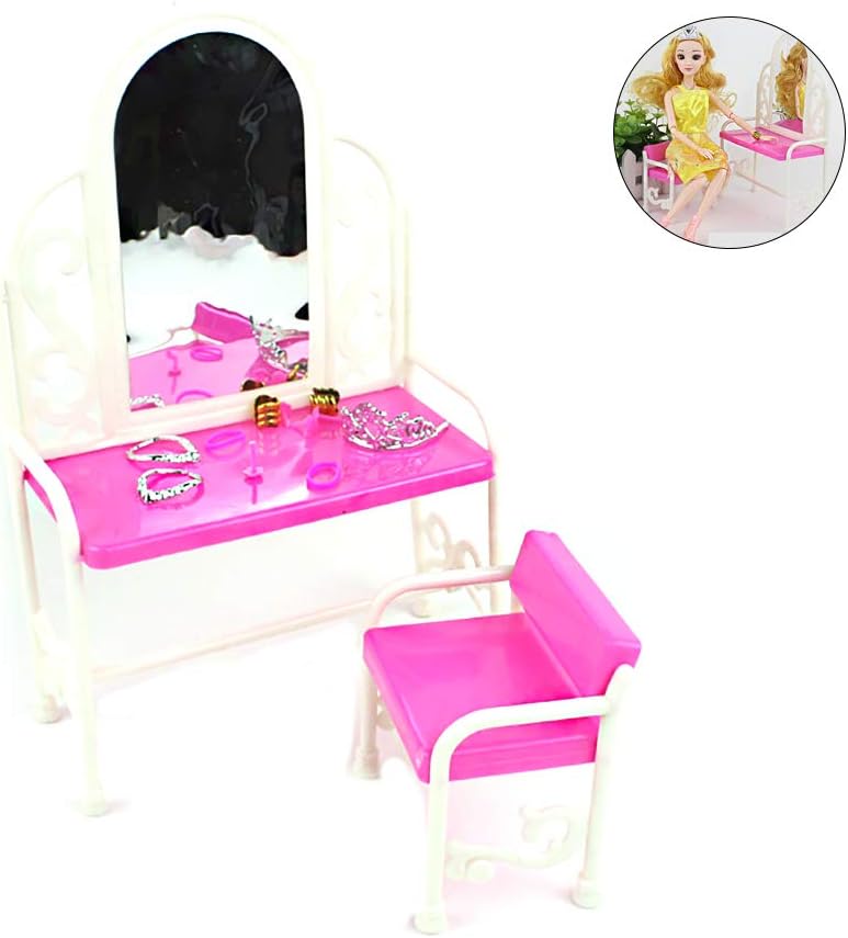 barbie dressing table set