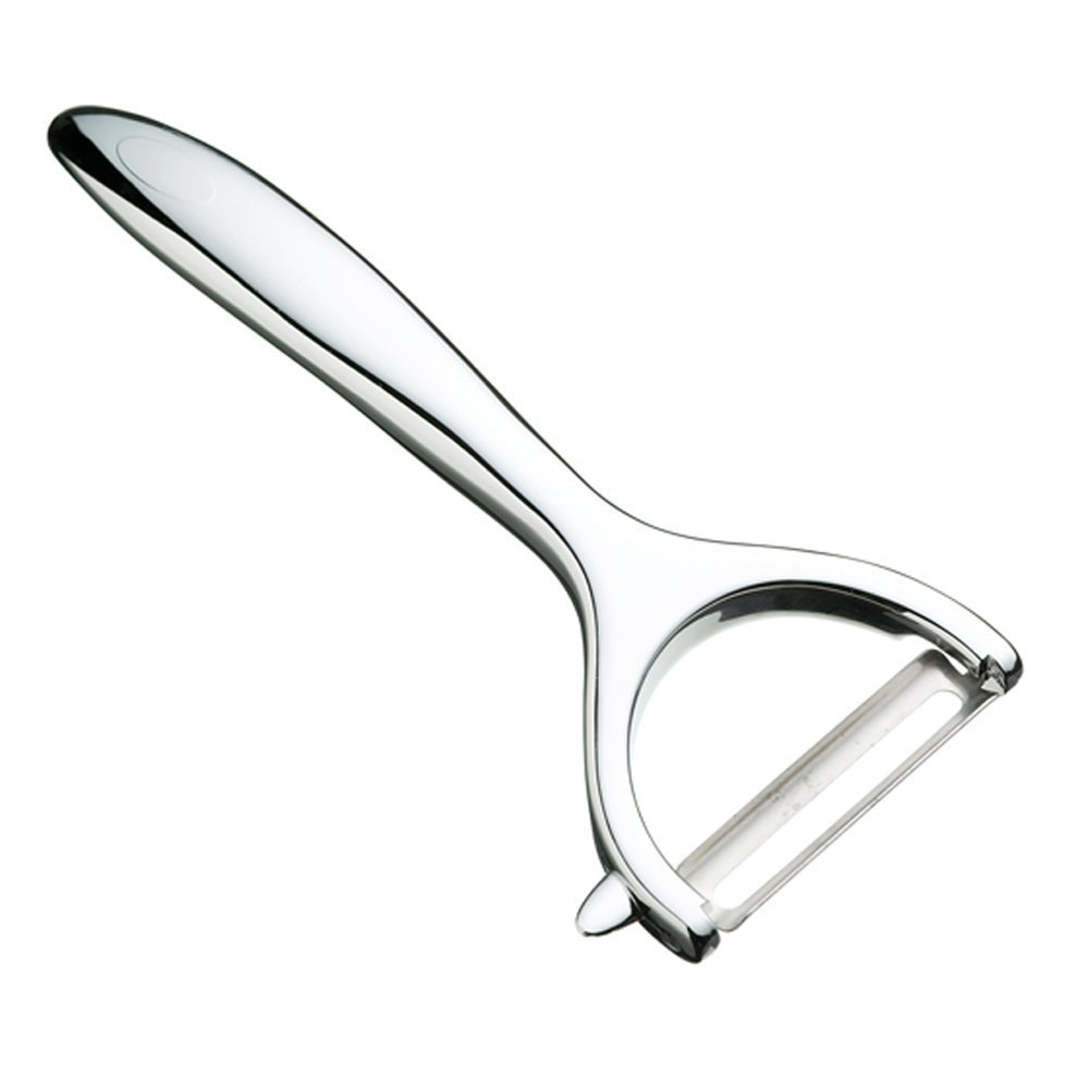 MasterClass 'Y' Potato Peeler, Stainless Steel Vegetable Peeler for Kitchen with Swivel Blade and Ergonomic Handle, Dishwasher Safe, Silver