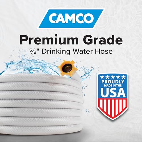 Camco TastePURE 50-Foot RV Drinking Water Hose - Made in the USA photo 12