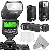 Altura Photo Professional Flash Kit for Canon DSLR with E-TTL Flash AP-C1001, Wireless Flash Trigger Set and Accessories