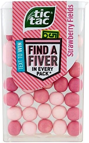 Tic Tac Strawberry Fields 24 x 18g Packs (Bulk Buy)