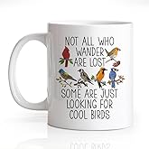 Gkodw Some Are Looking For Really Cool Birds Funny 11oz Double-Sided Ceramic Mug, Birding Coffee Mug for Men Women, Birder Gifts for Ornithologist, Birthday Gifts for Bird Enthusiast Bird Nerd