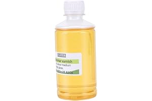 POCREATION 250ML High Gloss Varnish, Clear Protective Varnish for Oil and Alkyd Paintings, with Quick Dry Design for Dust and