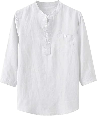 baggy white collar shirt