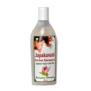 Japakusum Shampoo Herbal Shampoo (Jaswand, Amla and Aloevera), 200 ml