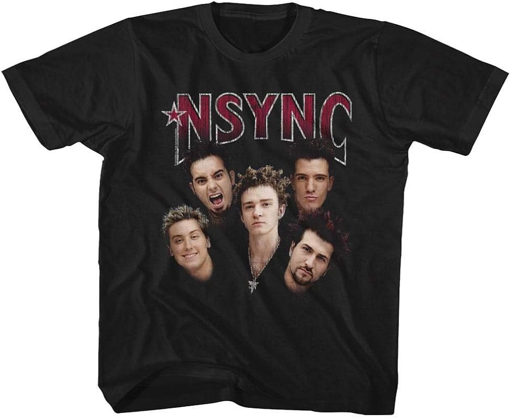 Nsync unisexchild Group Shot TShirt Clothing