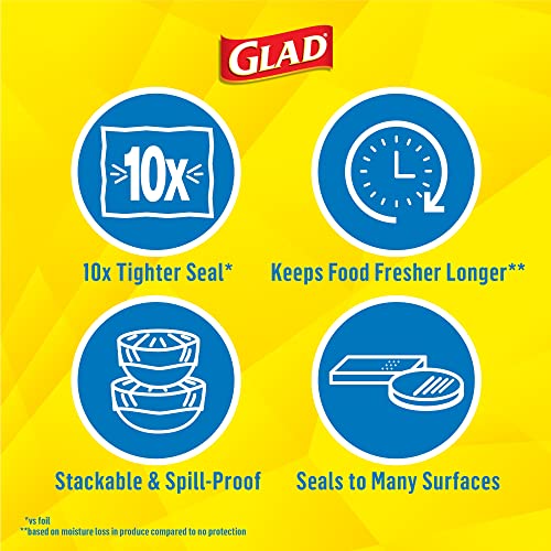 GLAD Plastic Food Wrap Variety Pack Press'n Seal® 70 Square Foot Roll