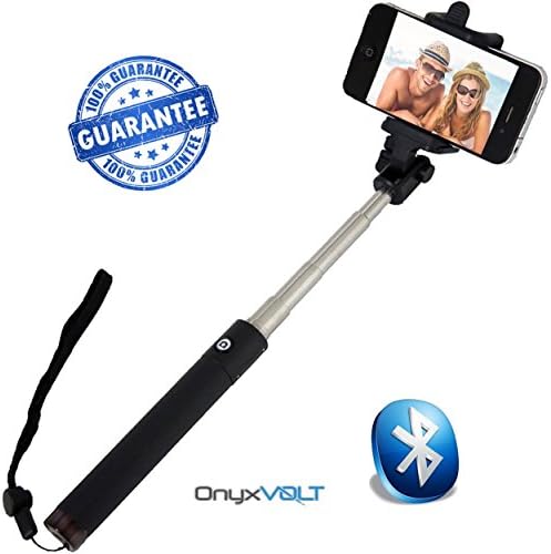 Selfie Stick Bluetooth for iPhone 7, iPhone 7 Plus, iPhone 6S, iPhone 6S Plus, Android Monopod Extendable Pole -Trusted Products- Handheld Self-Portrait Remote Shutter Adjustable Compact Size