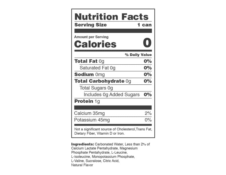 FIT SODA ORIGINAL Sparkling Citrus Zero Calorie Recovery Soda