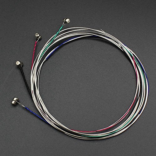 Vaorwne 4pcs A Set of Violin Strings E-A-D-G Core Steel+Nickel Wound Exquisite Stringed Musical Instrument Parts Accessories - Thumbnail 4